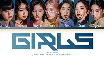 How would NMIXX sing ‘GIRLS’ (AESPA) | Color Coded Lyrics + Line distribution