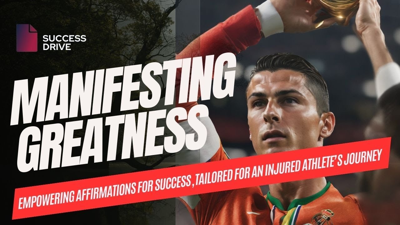 Empowering affirmations for success, tailored for an injured athlete's journey