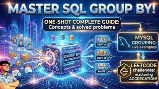 GROUP BY in SQL Mastery 🔥 | MySQL Practice + LeetCode Questions Explained |  #sql #dbms #trending