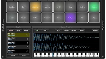 DigiStix Drummer AUv3 midi drum sequencer Randomizer | IAA | iOS iPad Drum machine | 4Pockets