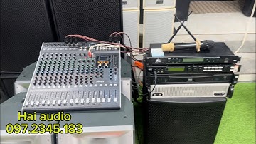 *Hướng Dẫn* Mixer + vang số X5 - xem video xong thì Bàn mixer của các bác giá rẻ cũng Hay như bàn số