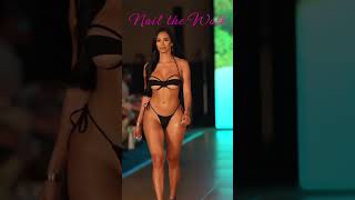 How To Bikini Catwalk Like A Pro 👙❤ Bikini Swimwear Model | Amber Quinn #Shorts