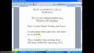 WCLSD - Set Default Printer