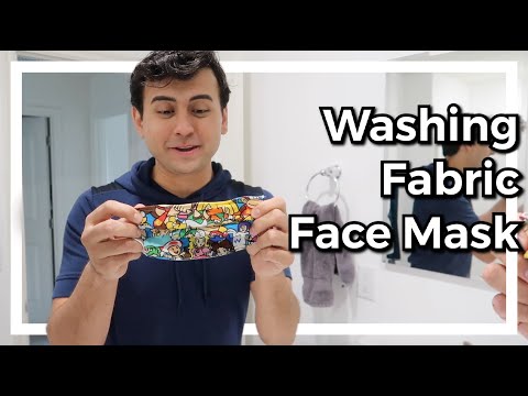 So waschen Gewebe / Tuch-Gesichtsmasken