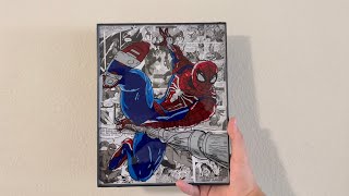 I made a Spider-Man PS4 Glass Painting by MysticArtXD 157 views 1 year ago 1 minute, 25 seconds