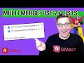 How to Send an Gmail Campaign to 2+ Email Lists / Google Sheets (Multi Merge)