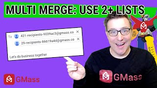How to Send an Gmail Campaign to 2+ Email Lists / Google Sheets (Multi Merge) by GMass 4,853 views 1 year ago 6 minutes, 26 seconds