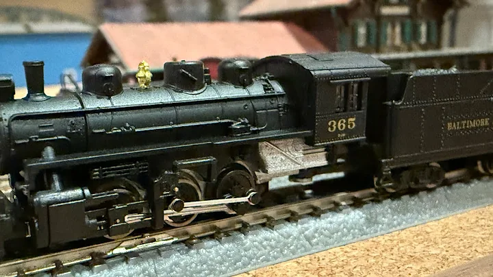 Rokuhan T040-3 Baltimore & Ohio Steam Locomotive & Tender Test Run at z.scale.hobo 10.27.2024