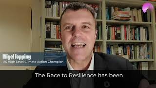 Race To Resilience Launch - Nigel Topping, High Level Climate Champion for COP26 | #RaceToResilience
