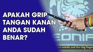 GOLF GRIP (2/6) : CARA MEMEGANG GRIP GOLF TANGAN KANAN DENGAN BENAR | Leonian Golf Indonesia