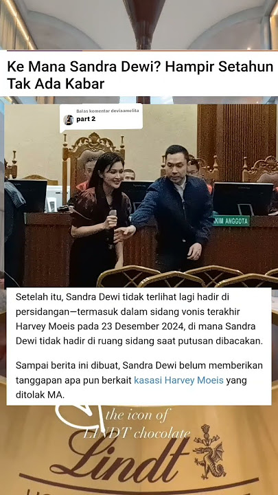 ada yang tau beliau n keluarga kemana?? #sandradewi #harveymoeis #kasuskorupsi271t