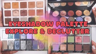 Explore &amp; declutter eyeshadow palettes with me | The Makeup Archives 2023