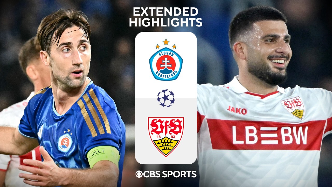 Slovan Bratislava vs. Stuttgart: Extended Highlights | UCL League Phase MD 2 | CBS Sports Golazo