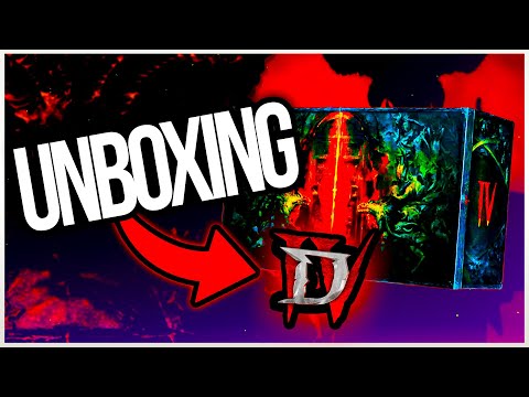 UNBOXING THE DIABLO IV COLLECTOR'S EDITION!- FIXED AUDIO