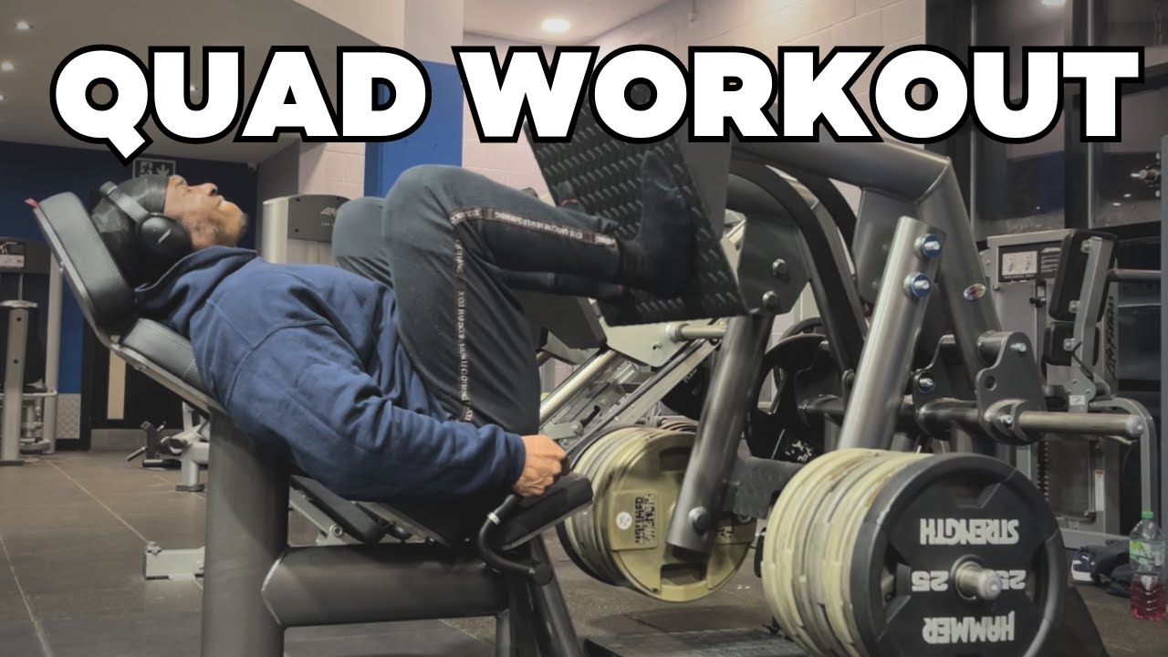How to grow your quads (leg workout commentary) - YouTube