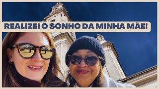 Realizei o sonho da minha mãe, levei ela para Fátima em Portugal