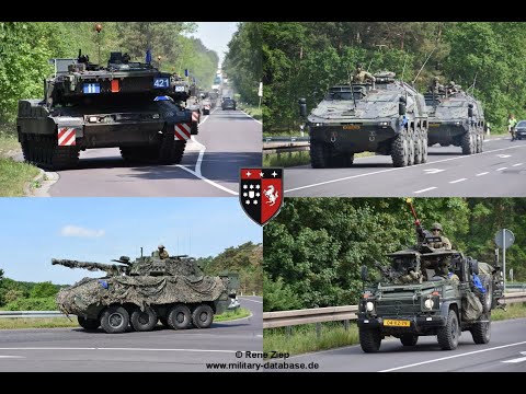 2022 eFP-Battlegroup 12.Rotation - Verlegeübung zw. Klietz + Gefechtsübungszentrum des Heeres