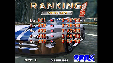 SCUD Race - Full attract mode cycle and Time Attack