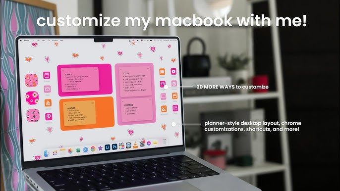 22 WAYS to customize your macbook (organization + customization ...