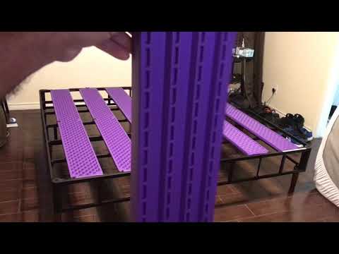 Purple platform foundation unboxing and assembly