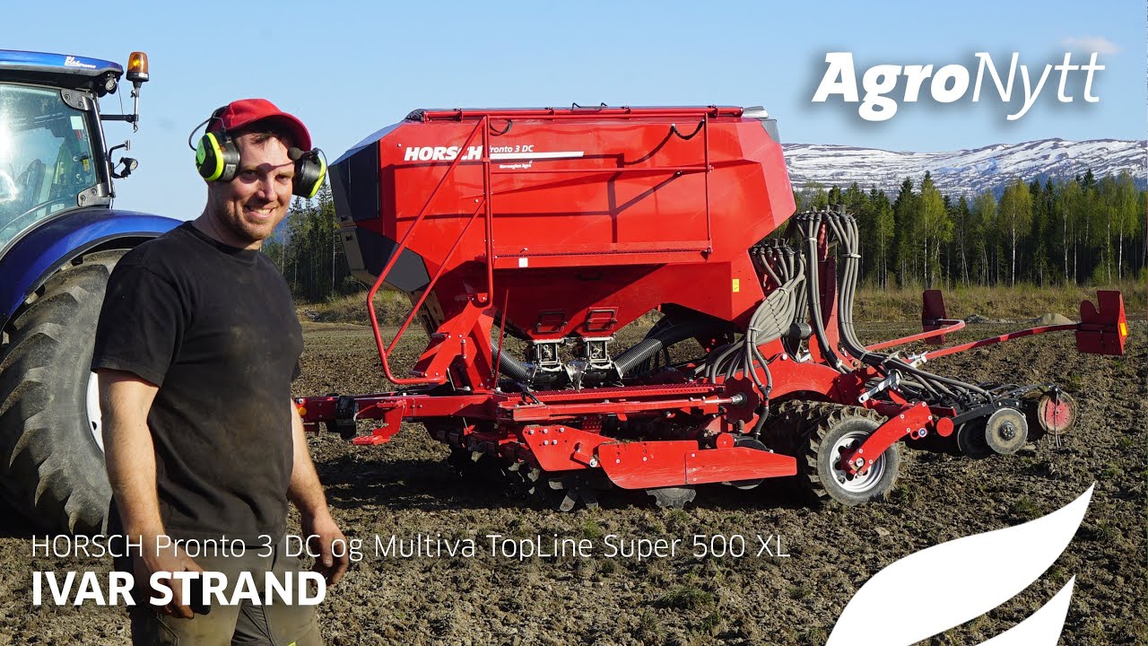 HORSCH Pronto 3 DC og Multiva TopLine Super 500 XL | Ivar Strand