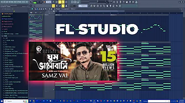 Ghum Valobashi re I Samz Vai I Fl Studio Cover Melody I Sad Ton I Free use & Download
