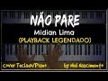   no pare playback legendado no piano midian lima by niel nascimento