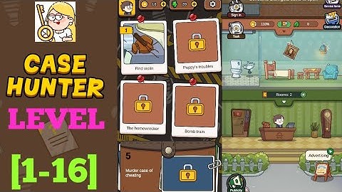 Case Hunter level 1-16 complete solution or walkthrough
