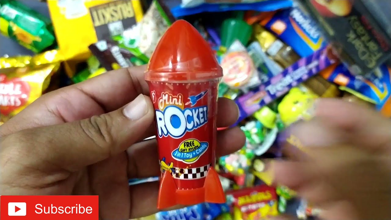 Mini Rocket with surprise 2gifts||Eyes 👁️ and sticker||small gems||chocolate boy 