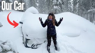 Buried in a Blizzard: Car Camping Tahoes Snowstorm of the Year
Winter car camping in a snowstorm....well, that was interesting. We thought we had a great plan - there was a big snowstorm rolling in to Tahoe, and now that we are getting into skiing we thought we would drive up before the snowstorm, find a safe spot to car camp near the ski resort, and hit the slopes to grab the fresh powder. Lets just say it did not go entirely according to plan. However, we did learn a lot about car camping during a snowstorm and how to maximize our comfort and stay warm winter car camping.
#carcamping #carliving Buried in a Blizzard: Car Camping Tahoes Snowstorm of the Year