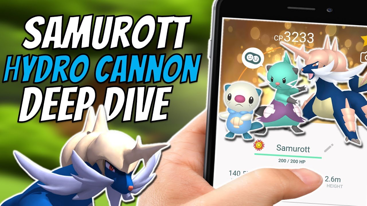 Samurott Hydro Cannon Community Day Move Deep Dive in Pokemon Go!