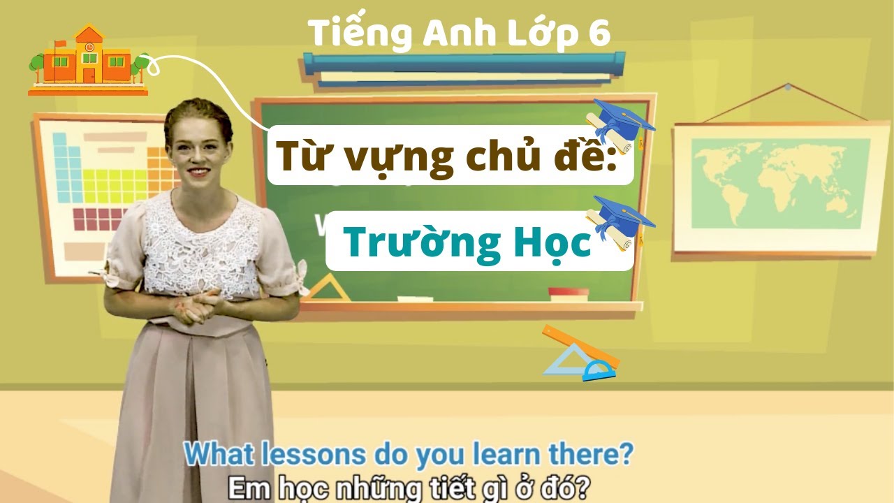 Học Tiếng Anh lớp 6 Unit 1: Lesson 4 - Từ vựng chủ đề... - youtube