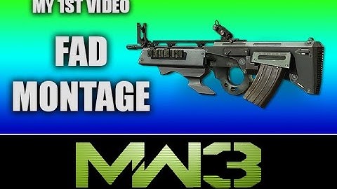 Call of Duty: MW3 - FAD Montage (Random Lobby, Deaths, First Video)