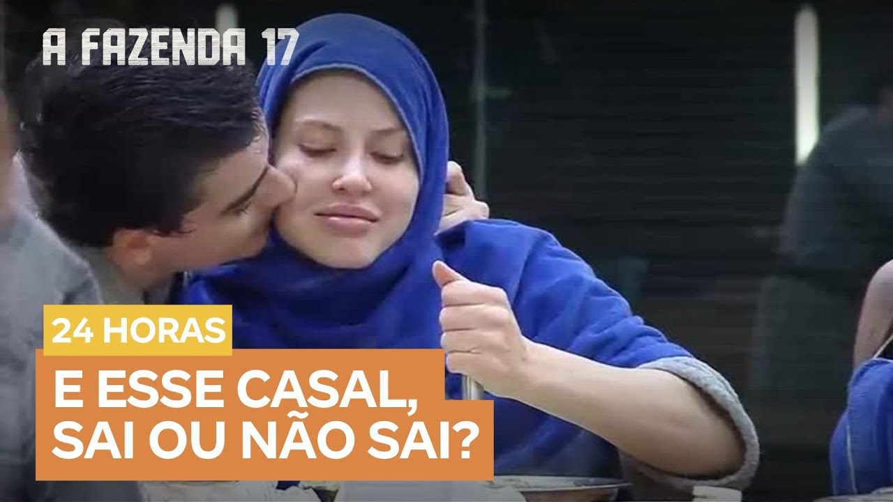 Dudu roça rosto em Saory e brinca sobre tipo da peoa: 'Com barba, viro um idoso' | A Fazenda 17