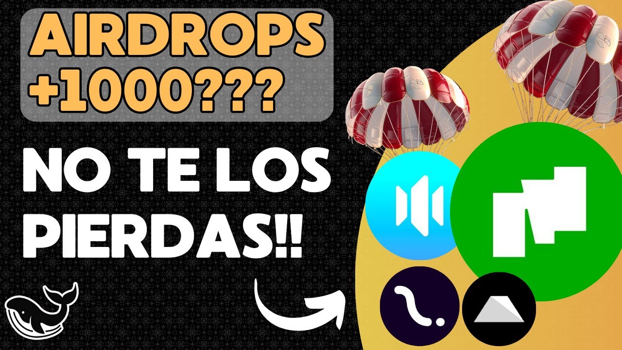 ✅(4) AIRDROPS IMPERDIBLES +20M Financiación, Morph, Glacier Network, Caldera y Reveel underfarmer