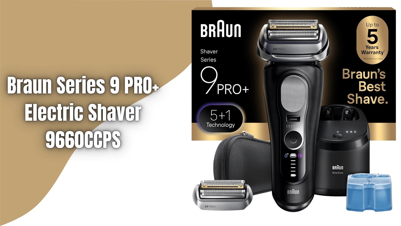 Braun Series 9 PRO+ 9660CCPS Review | Close, Comfortable and Smart