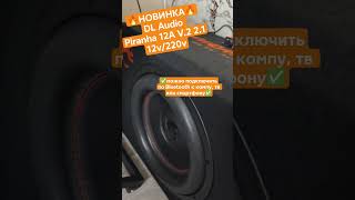 🔥🔝 Уникальный активный сабвуфер DL Audio Piranha 12A V.2 2.1 с подключением от сети220V👍 #subwoofer