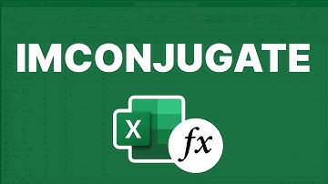 Complex Conjugate - Excel IMCONJUGATE Function
