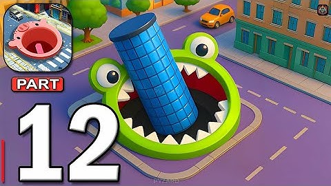 Hole.io - Gameplay Walkthrough Part 12 - Swallow Everything & Dominate the City (Android, iOS)