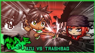 Maple Riot Sprite Animation - Azu vs Trashbag (Rematch)