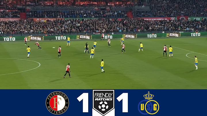 Feyenoord vs Union Saint-Gilloise 1-1 | Friendly Match | Match Highlights