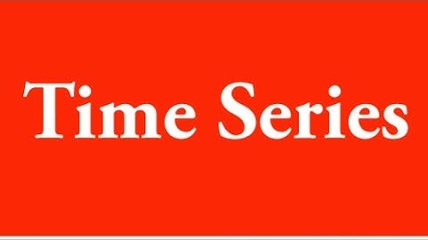 Time Series 001 ! Statistics ! 12th Commerce Statistics Chapter 4