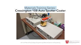 Cressington 108 MCL training
