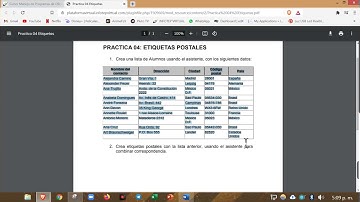 Parte 2.Creando etiquetas postales - Práctica 4 módulo 5