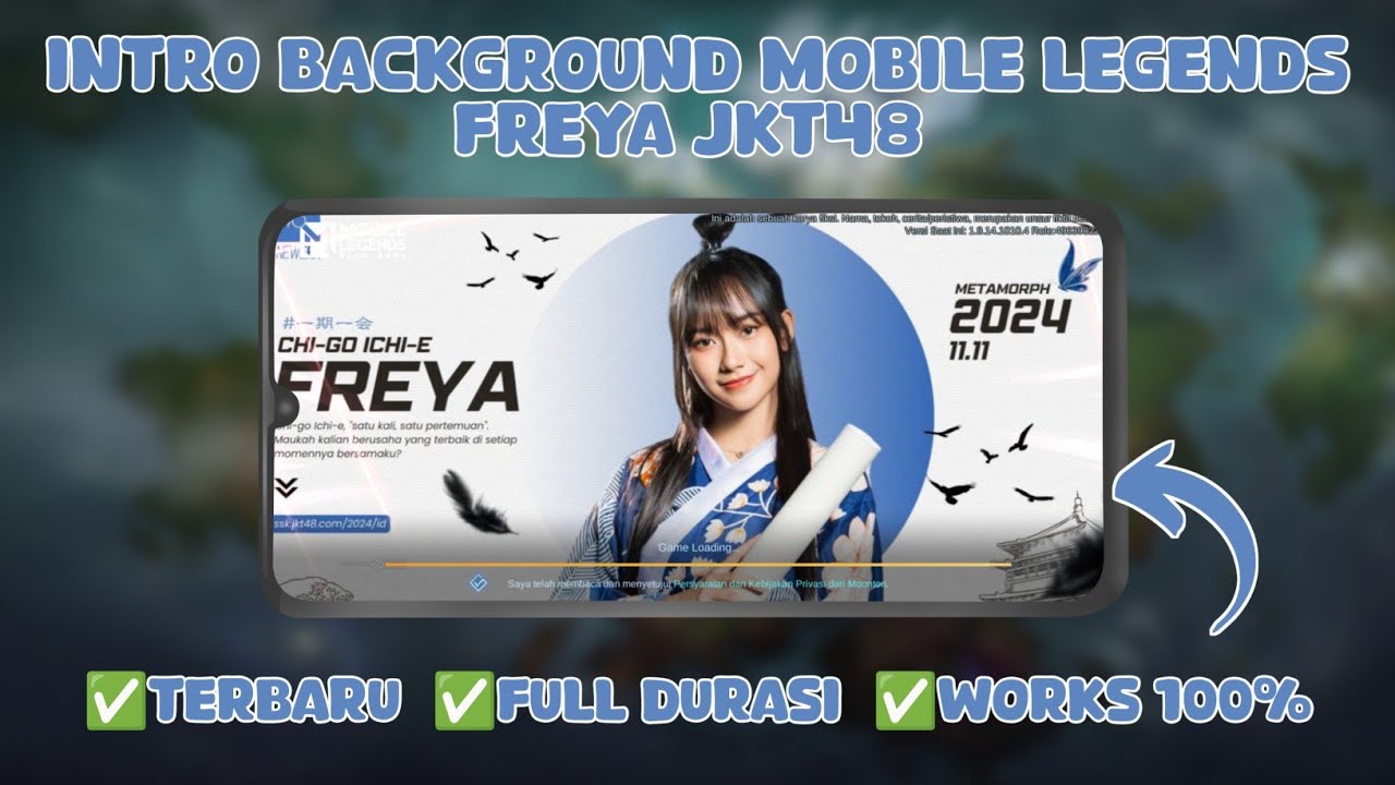 Loading Intro Mobile Legend Loading Screen Mobile Legends Freya Jkt48 - Cara Pasang Intro Mobile ...