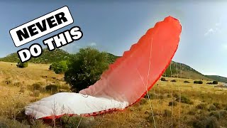 Why was that paraglider landing so HARD?