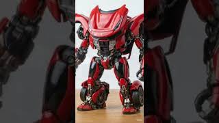 What's hiding inside this Ferrari? 😱|Ai Animation | car #transformation #cartransformation