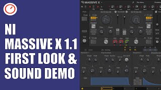 Massive X 11 Synthesizer First Look Sound Demo Synth Anatomy