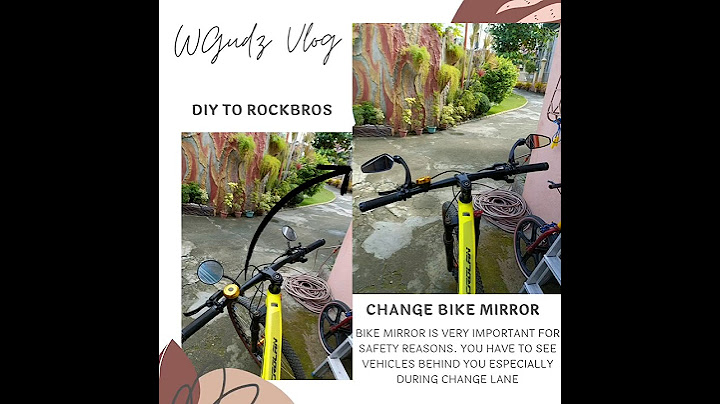 CHANGED: DIY to RockBros Mountain Bike Mirror. #moutainbike