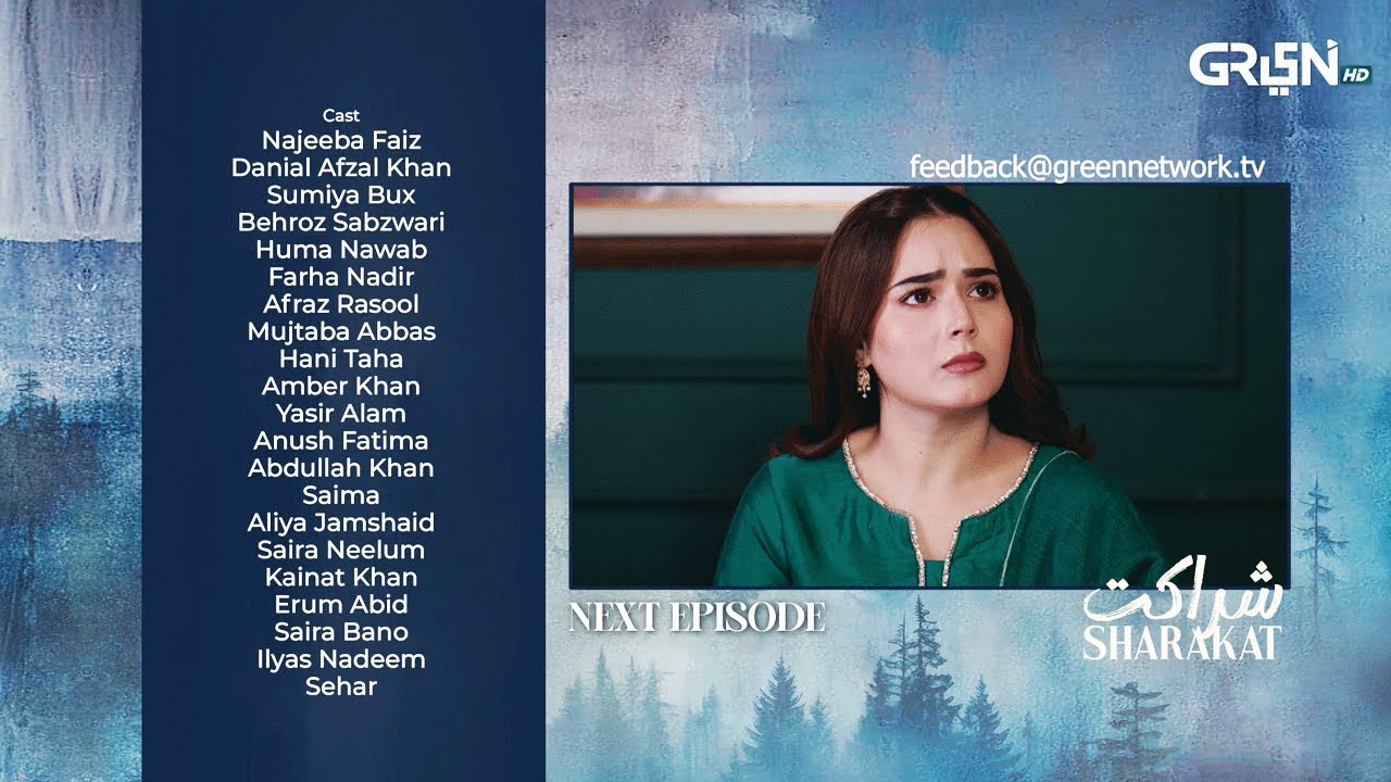 Sharakat Episode 50 (Teaser) 20th August 2025 | Sumaiyya Bukhsh - Danial Afzal Khan | Green TV